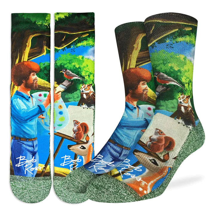 Men's Bob Ross Painting Socks