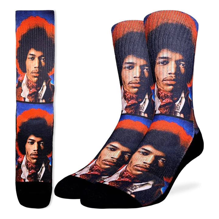Men's Jimi Hendrix Portrait Socks