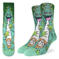Men's Weed Smoking Human Socks