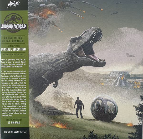 Michael Giacchino - Jurassic World: Fallen Kingdom (Ltd Volcano Colour) (New Vinyl)