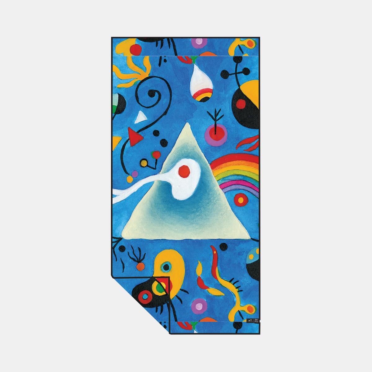 Miro Quick-Dry Beach Towel official collaboration with Pink Floyd. (SLOWTIDE)