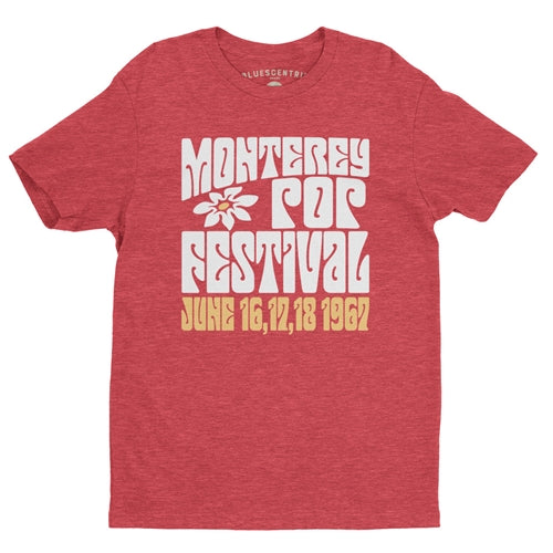Monterey Pop Festival - Red T-Shirt