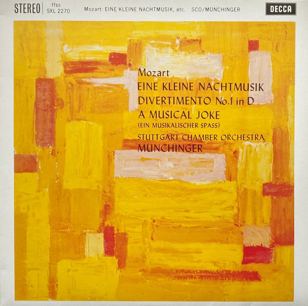 Mozart - Eine Kleine Nachtmusik / Divertimento No. 1 In D (A Musical Joke) (Speakers Corner) (New Vinyl)