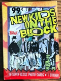 NEW KIDS ON THE BLOCK Trading Cards Vintage Unopened Pack - 1989 Topps