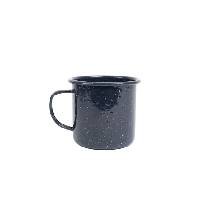Navy Speckle  Enamel Stinson  Mug - 12 oz - Crow Canyon