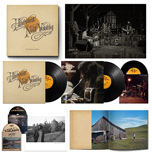 Neil Young - Harvest (50th Anniversary Edition Box Set) (2LP/7"/DVD w/ Book+Poster) (New Vinyl)