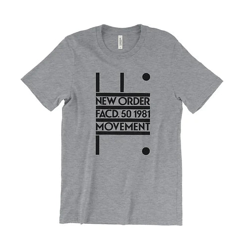 New Order - Fact 50 (Grey) - T-Shirt