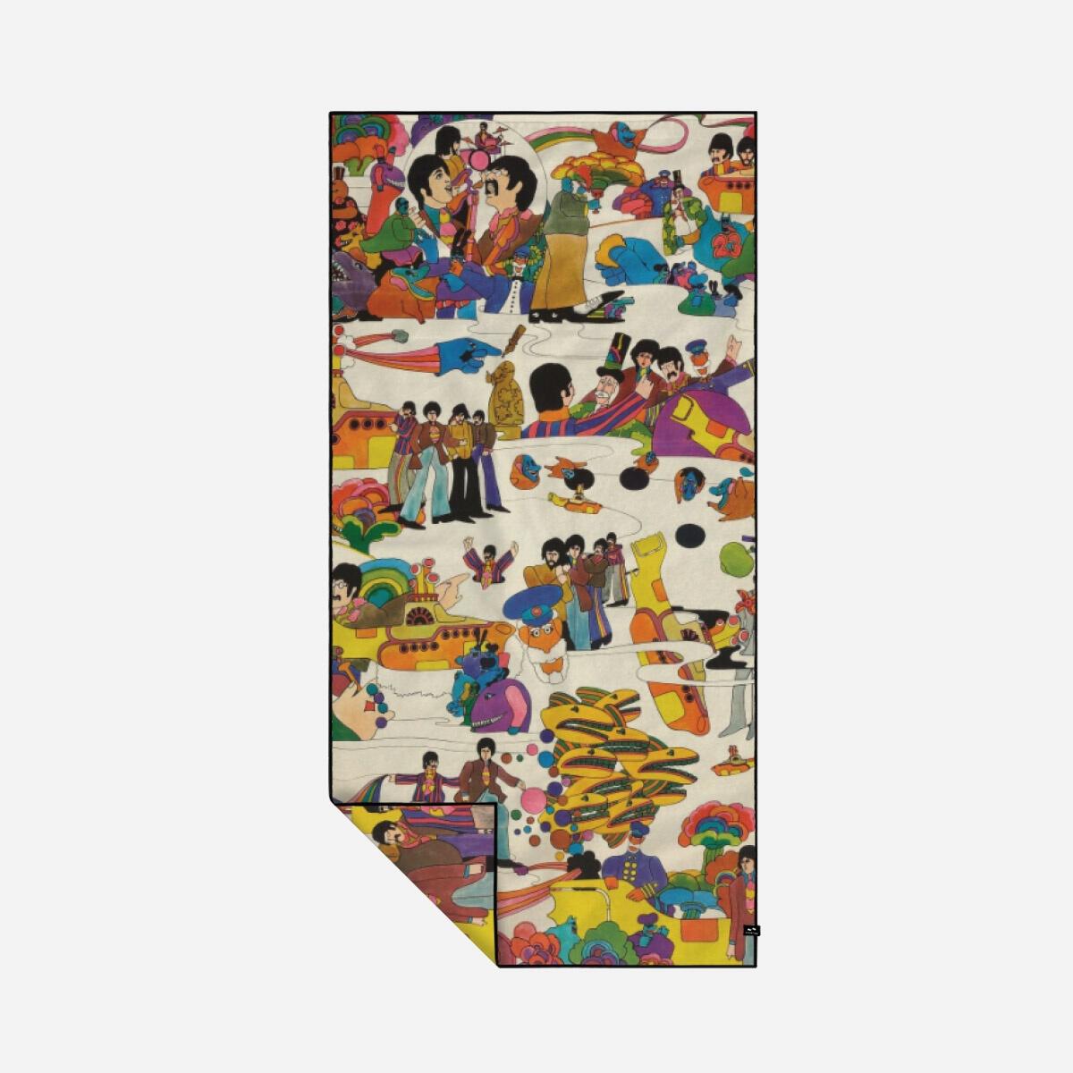 Nothing Is Real Quick-Dry Towel official collaboration with the Beatles. (SLOWTIDE)