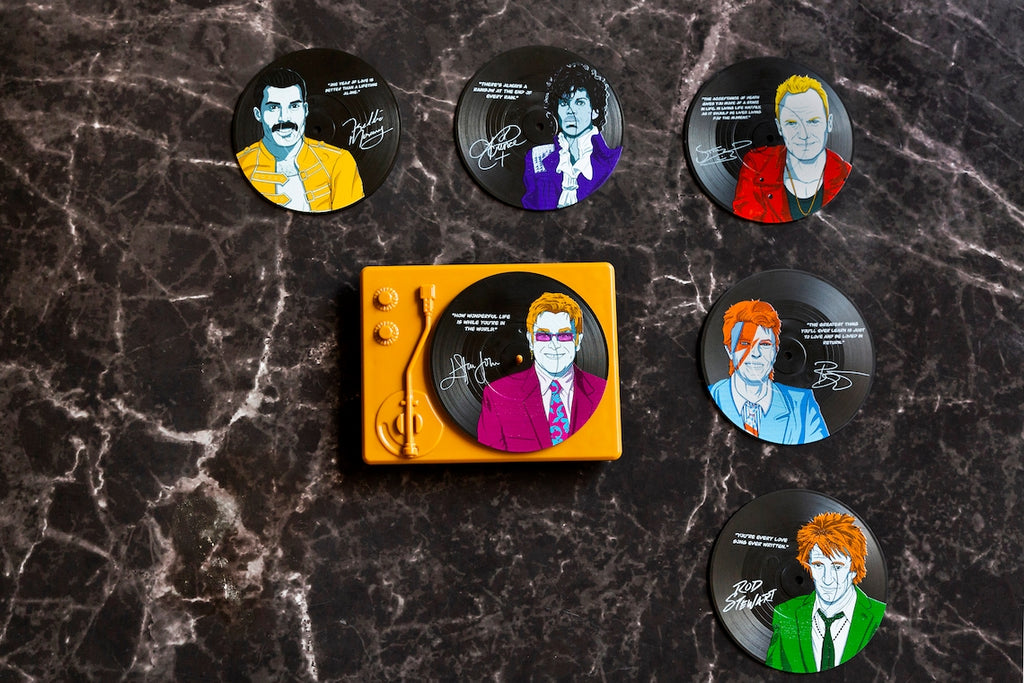 Our Casa - Retro Vinyl Drink Coaster Kit