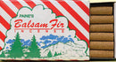 PAINE's 50 BALSAM FIR INCENSE LOGS (3/8″ WIDE X 1 1/4″ LONG) - Thrift Box 50 PCS W/ HOLDER.
