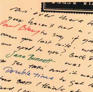 Paul Bley - Double Time (New CD)