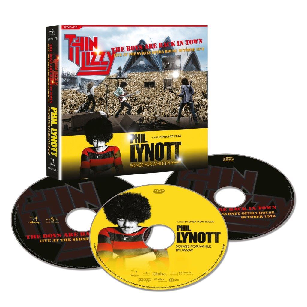 Phil Lynott & Thin Lizzy - Songs For While I'm Away + The Boys Are Back In Town Live (DVD+CD) (New DVD)