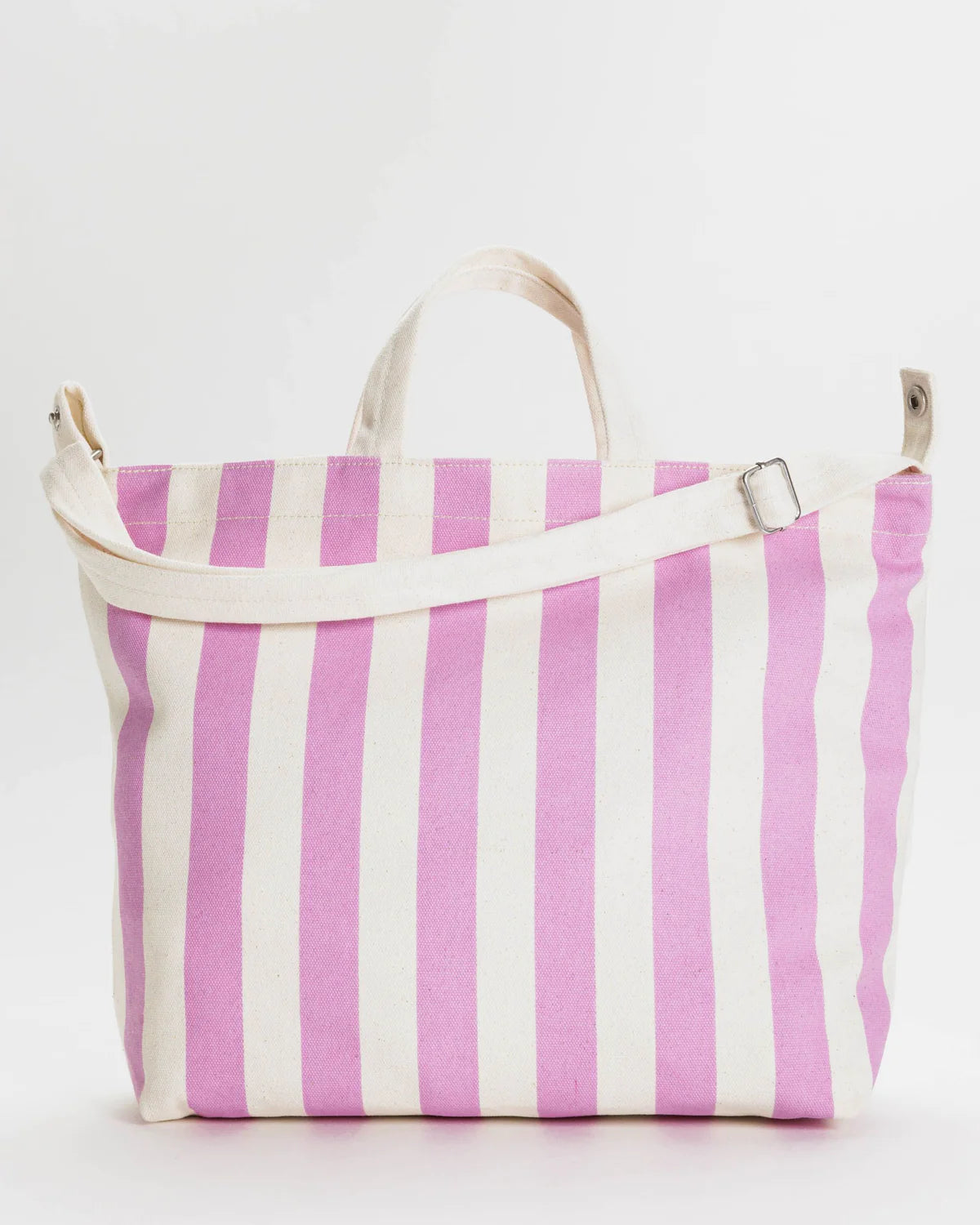 Pink Awning Stripes - Baggu Duck Tote (Canvas) - Horizonal