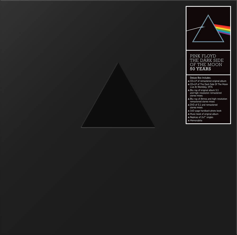 Pink Floyd - The Dark Side Of The Moon: 50 Years (Dlx Box) (2LP/2CD/2x7" w/ blu-ray+DVD) (New Vinyl)
