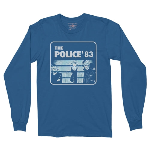 Police - 1983 Tour Blue Long Sleeve