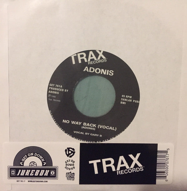 Adonis - No Way Back 7'' (New Vinyl)