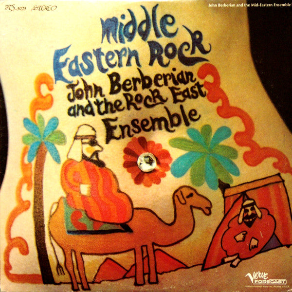 John Berberian And The Rock East Ensemble ‎– Middle Eastern Rock (Red LP) (New Vinyl)