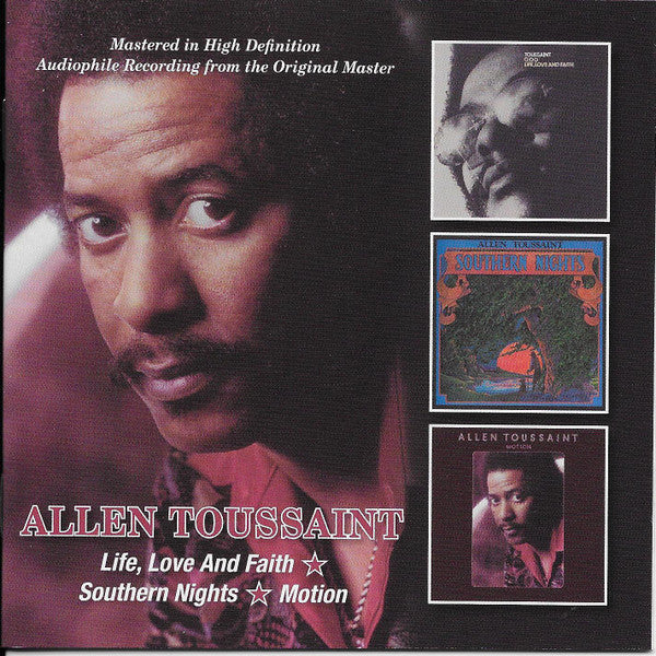 Allen Toussaint - Life, Love And Faith/Southern Nights/Motion (2 CD) (New CD)