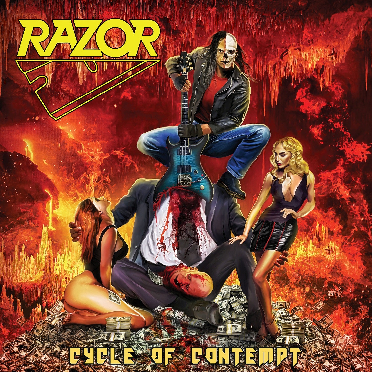 Razor - Cycle Of Contempt (Ltd Neon Yellow) (New Vinyl)