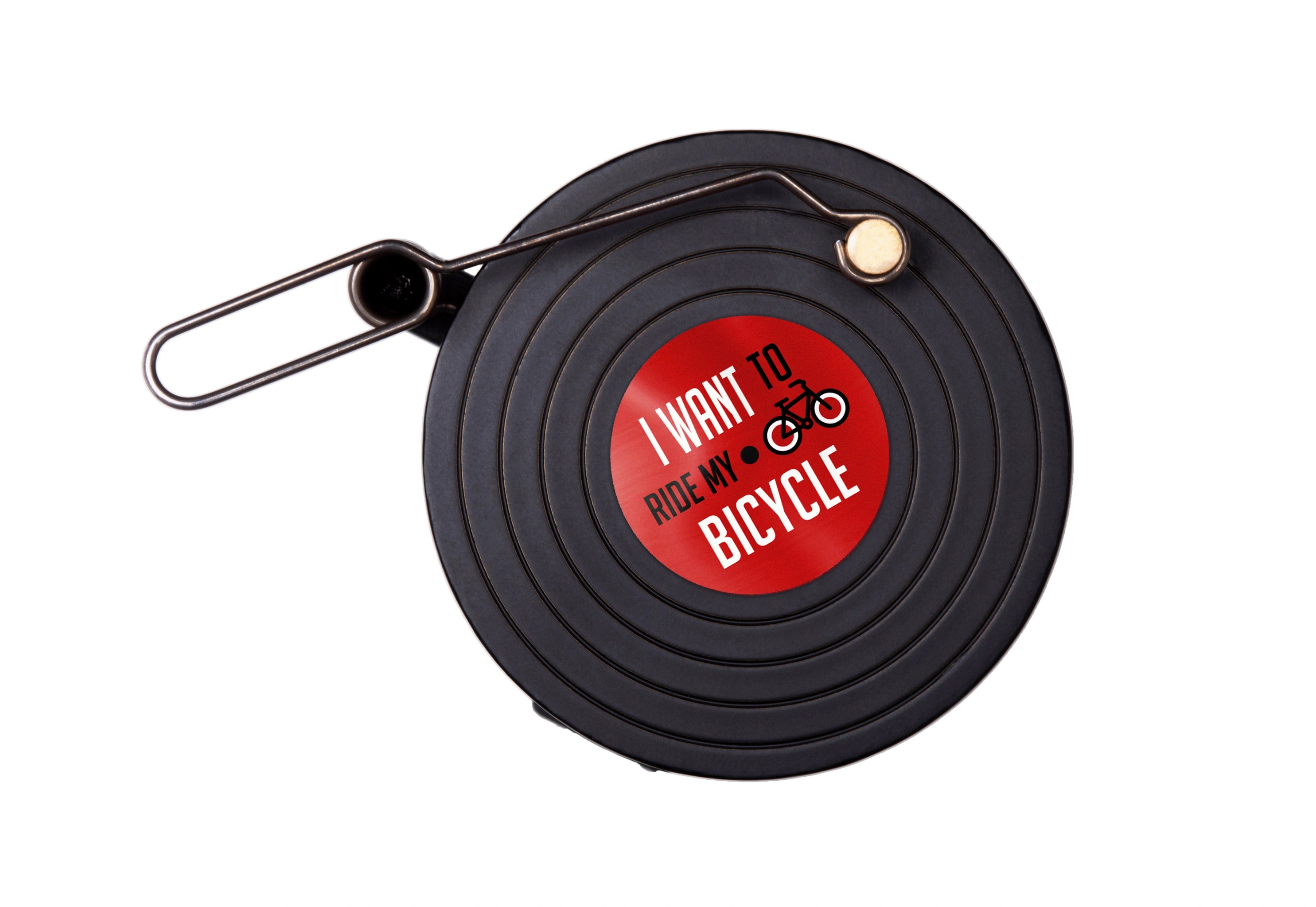 Recording Bike Bell - Record Shaped Bicycle Bell