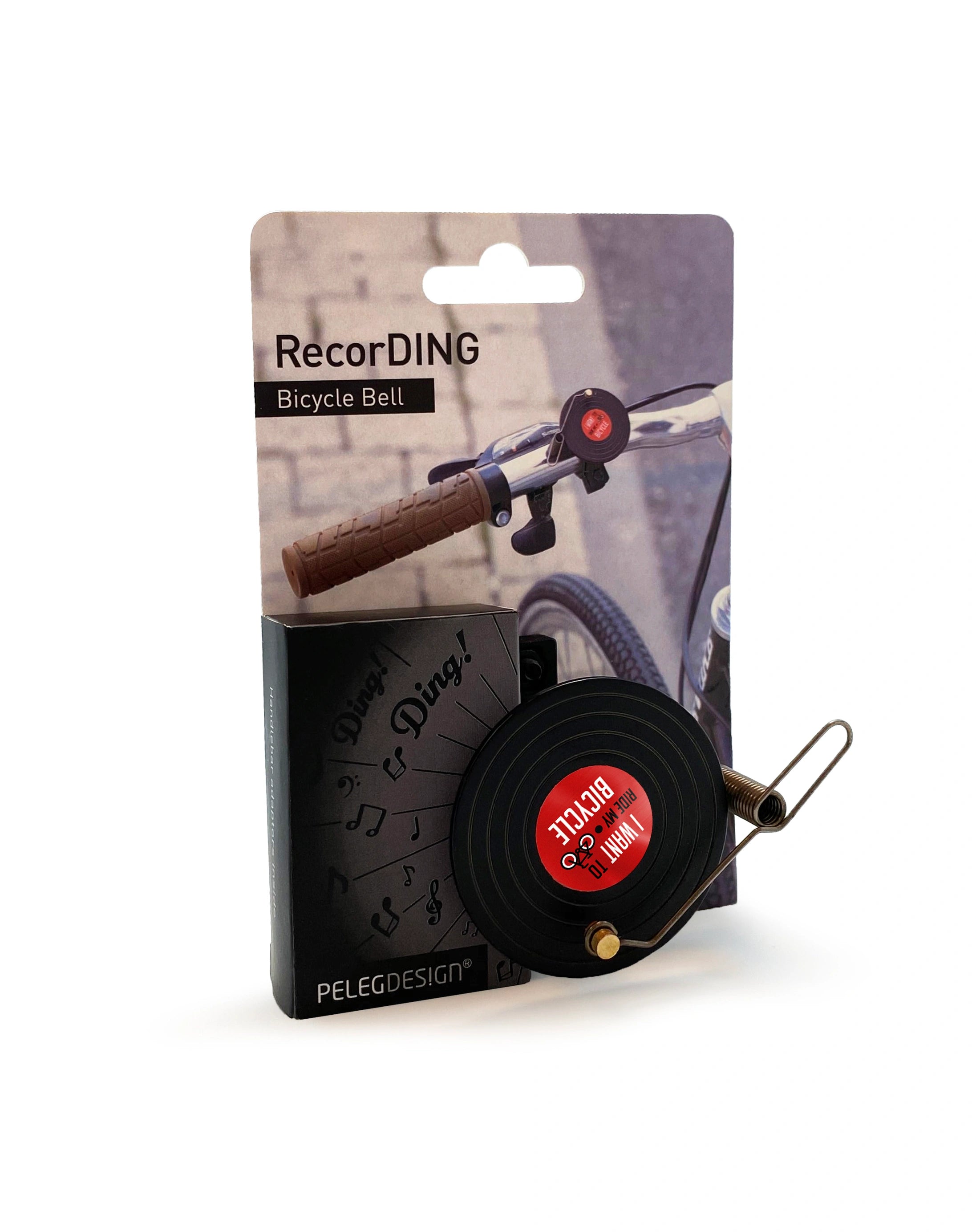 Recording Bike Bell - Record Shaped Bicycle Bell