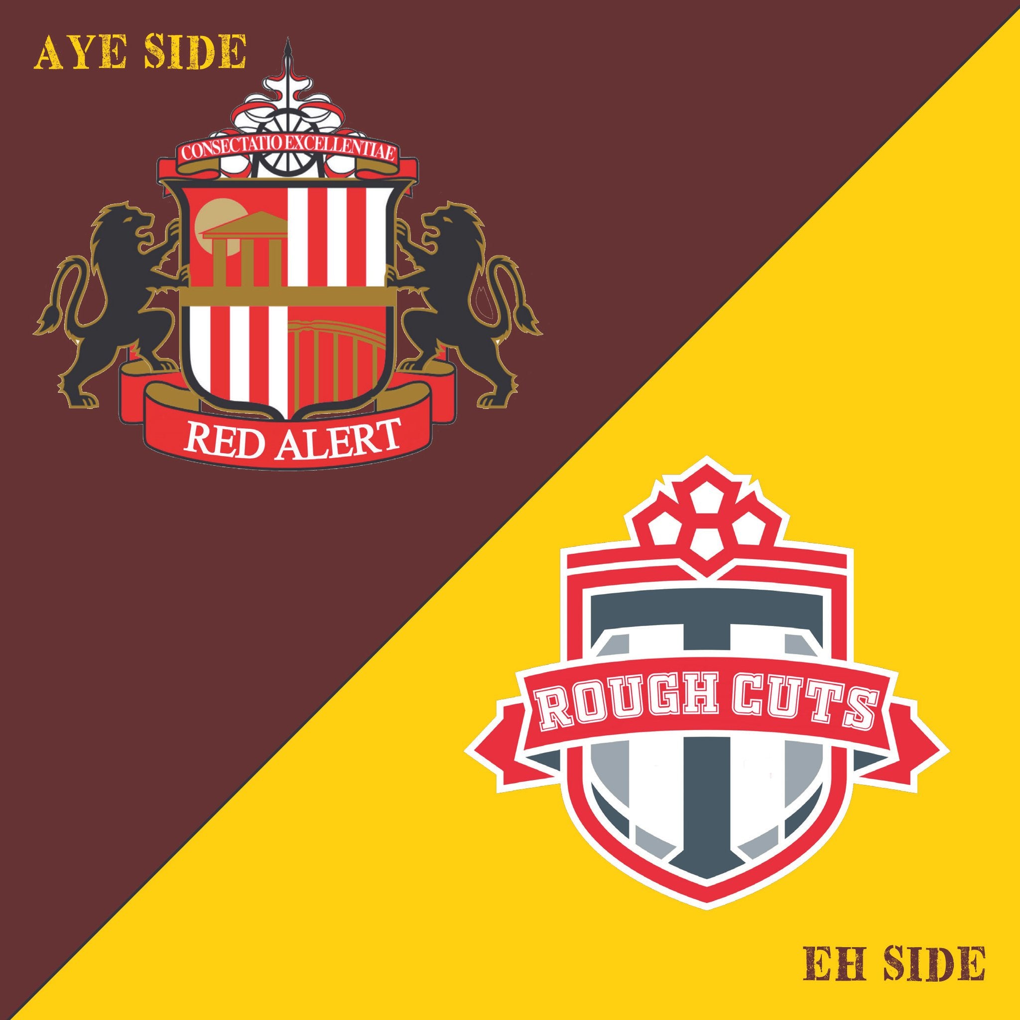 Red Alert/Rough Cuts - Double Aye/Eh Side (7") (New Vinyl)