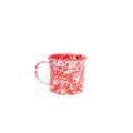 Red Splatter Enamel Mug - 12 Oz - Crow Canyon
