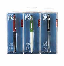 Retro Stylus Pen - Assorted Colors - Kikkerland