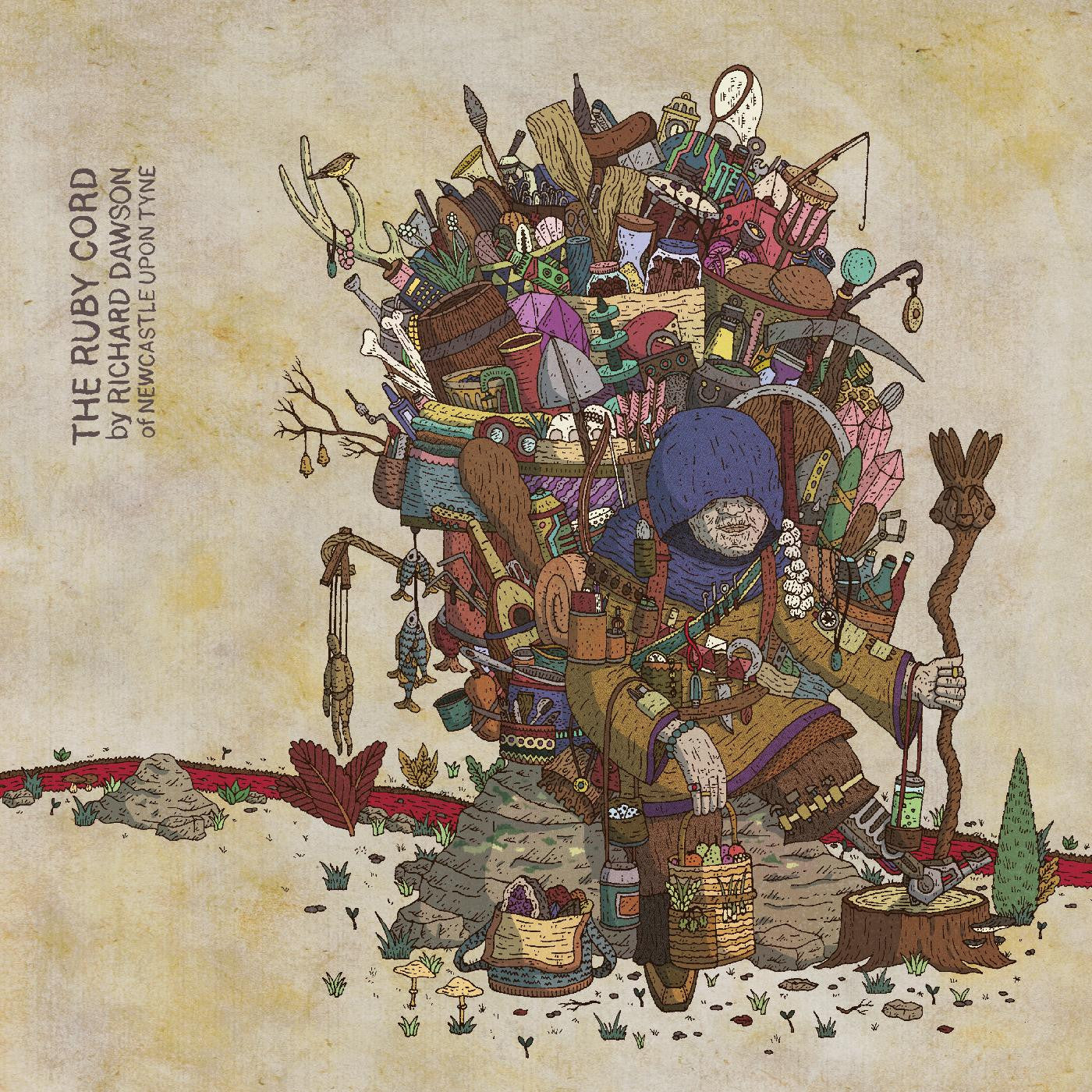 Richard Dawson - The Ruby Cord (2LP/Limited Edition Sky Blue+Art Print) (New Vinyl)
