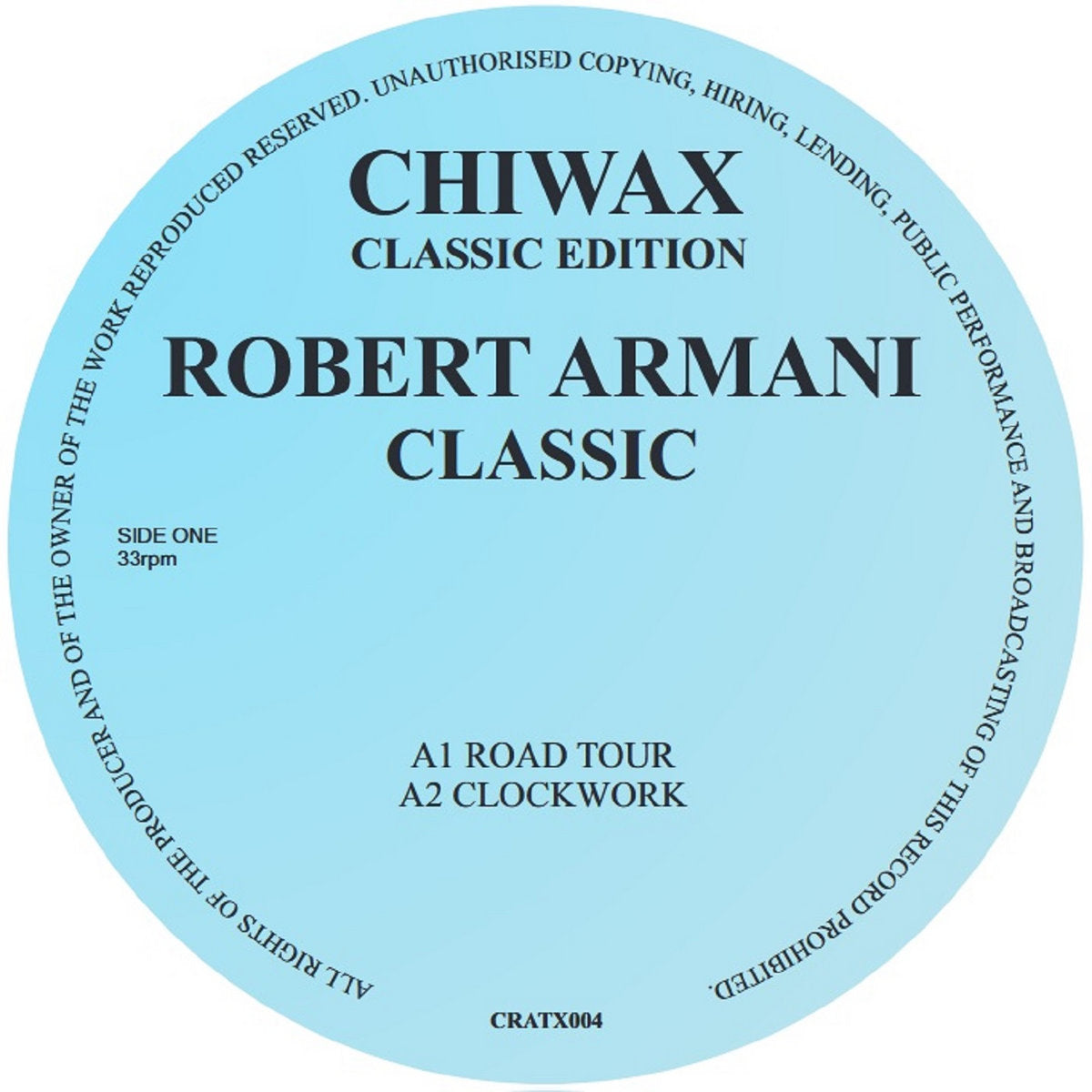 Robert Armani - Road Tour 12" (New Vinyl)