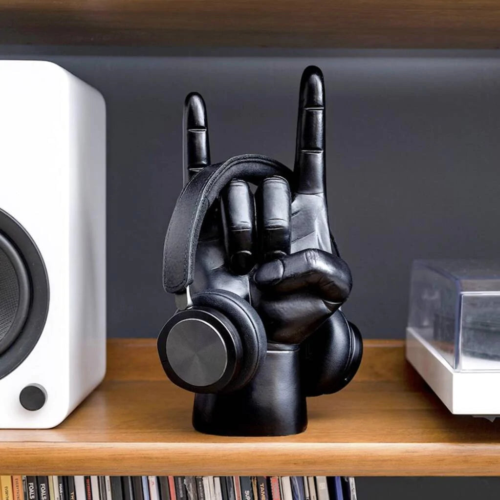 Rock On Headphone Stand - BLACK - Regular