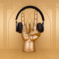 Rock On Headphone Stand - Gold - Regular