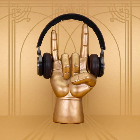 Rock On Headphone Stand - Gold - Regular