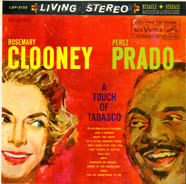 Rosemary Clooney / Perez Prado ‎– A Touch Of Tabasco (New Vinyl)