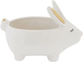 STONEWARE RABBIT PLANTER