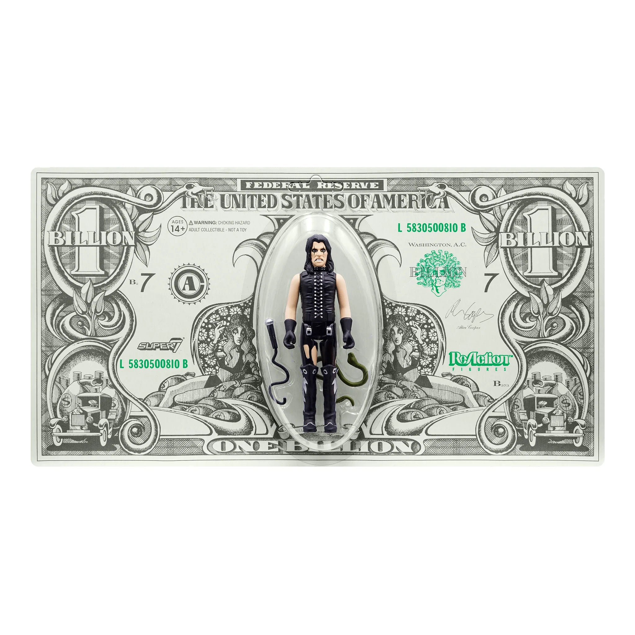 SUPER7 - Alice Copper ReAction Figure - Billion Dollar Babies