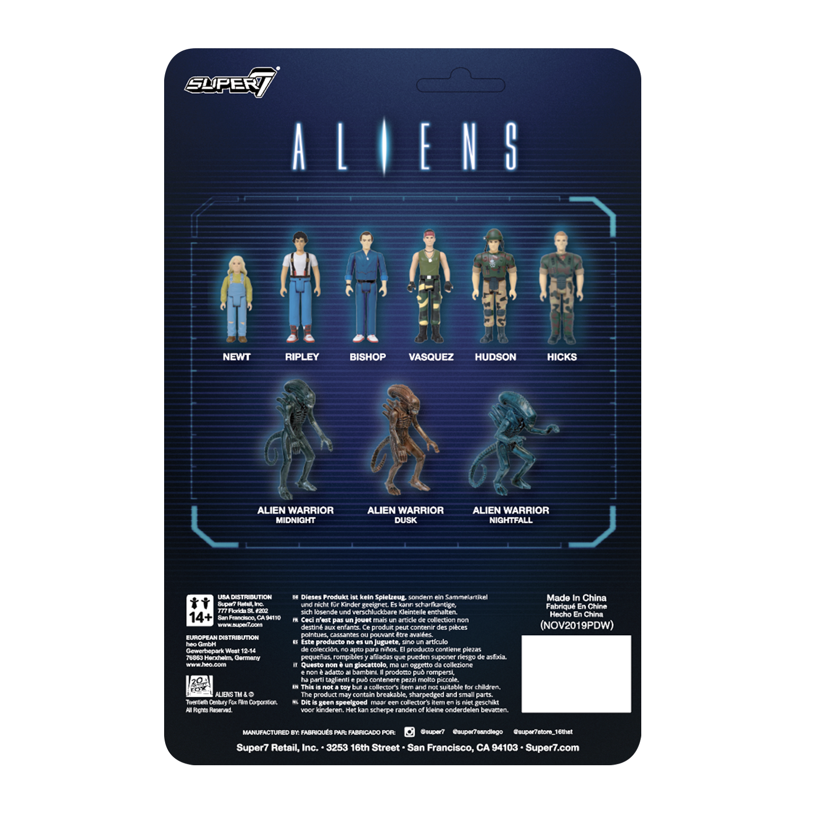 SUPER7 - Aliens ReAction Figure - Ripley