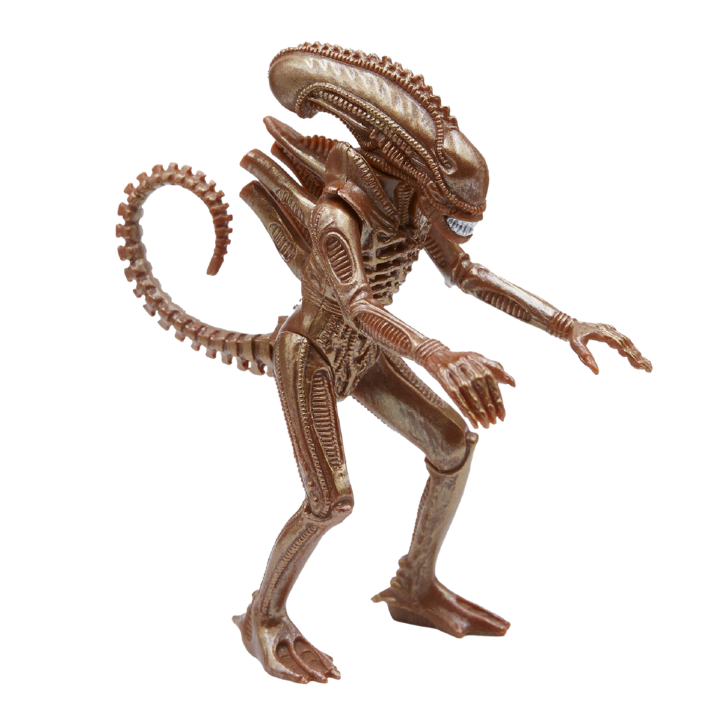 SUPER7 - Aliens ReAction Figure - The Alien Warrior (Stealth) - Bronze