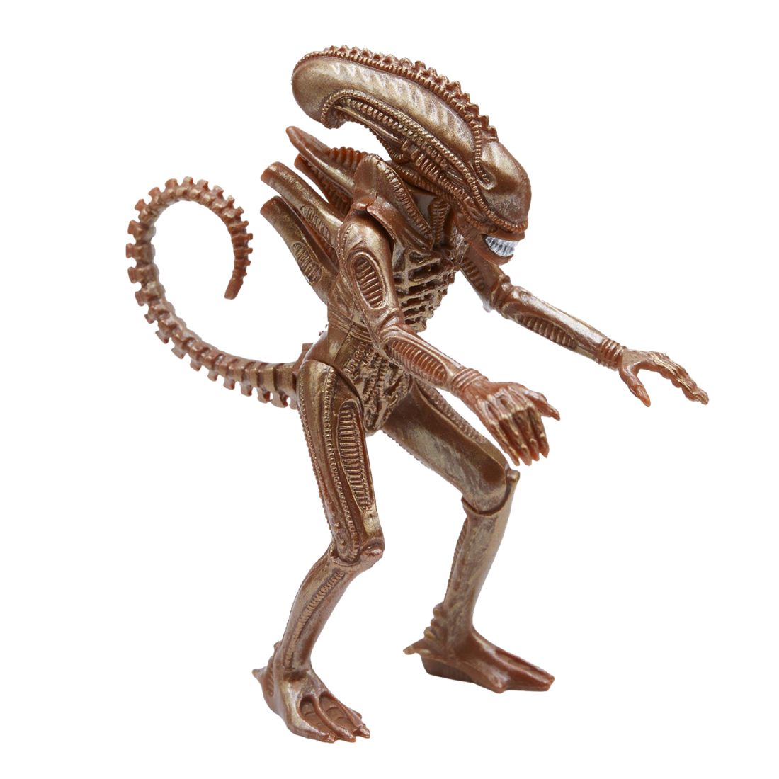 SUPER7 - Aliens ReAction Figure - The Alien Warrior (Stealth) - Bronze