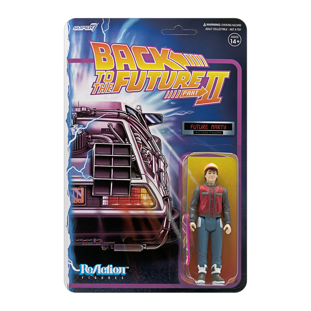 SUPER7 - Back to the Future 2 ReAction Figure Wave 1 - Marty McFly Future