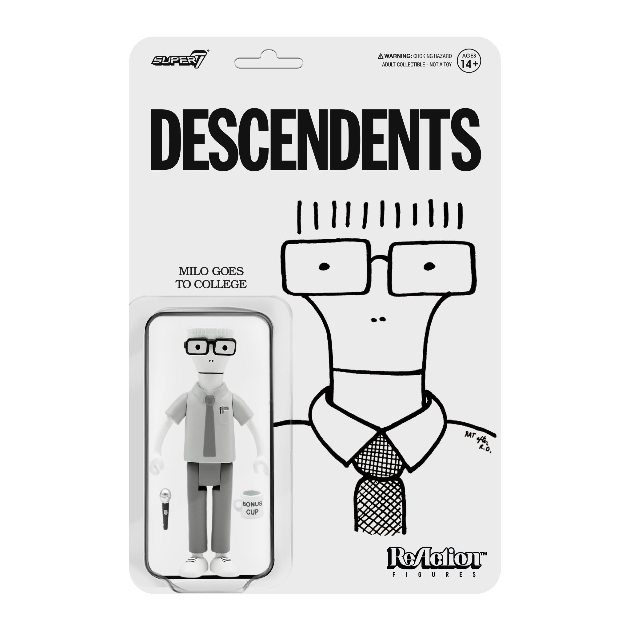 SUPER7 - Descendents ReAction Figure - Milo (Goes to College)