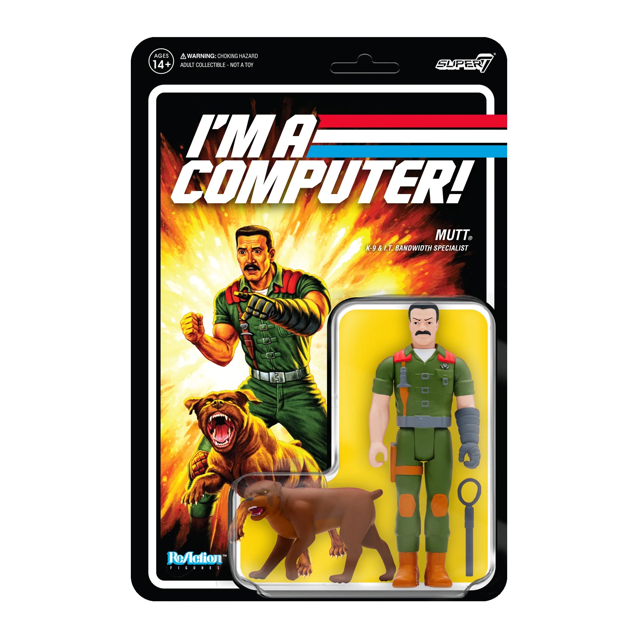 SUPER7 - G.I. Joe ReAction Figures Wave 3 - Mutt PSA