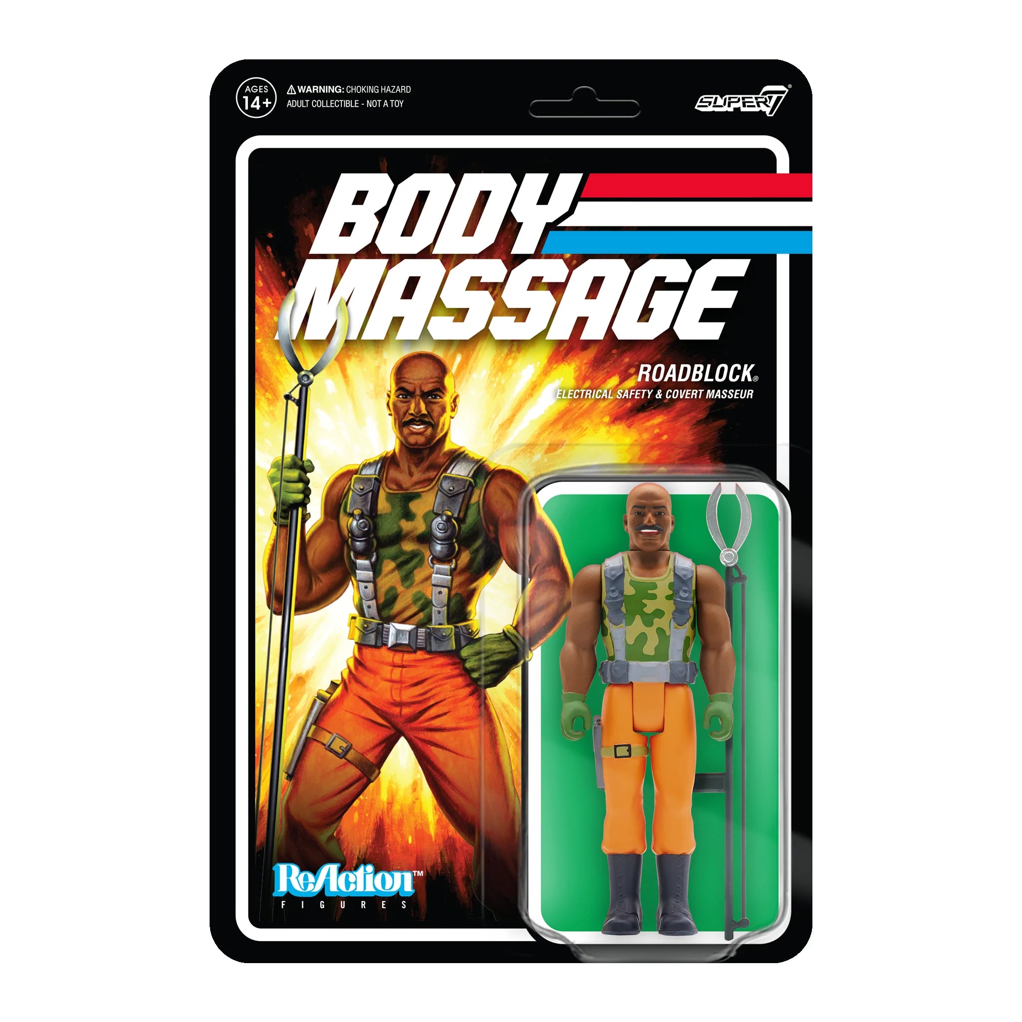 SUPER7 - G.I. Joe ReAction Figures Wave 3 - Roadblock PSA