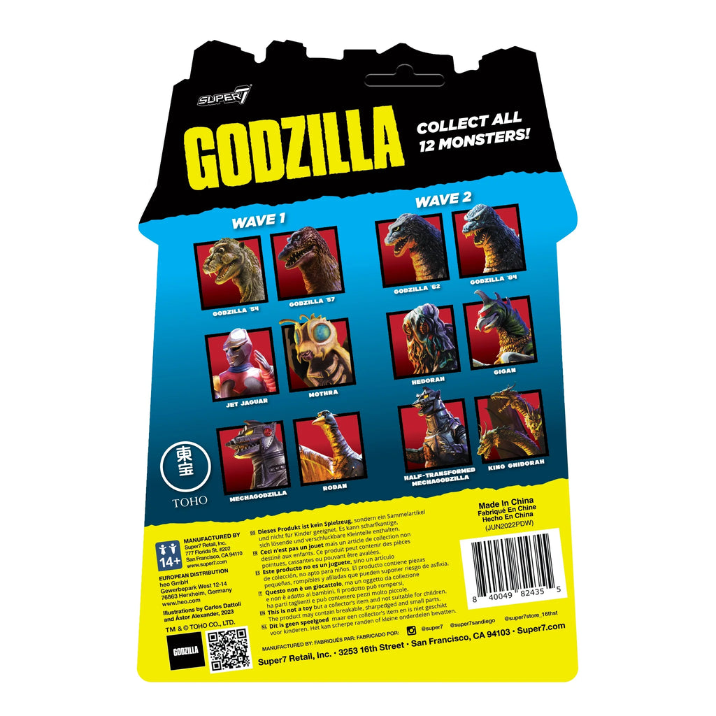 SUPER7 - Godzilla Toho ReAction Figure - Half-Transformed Mechagodzilla