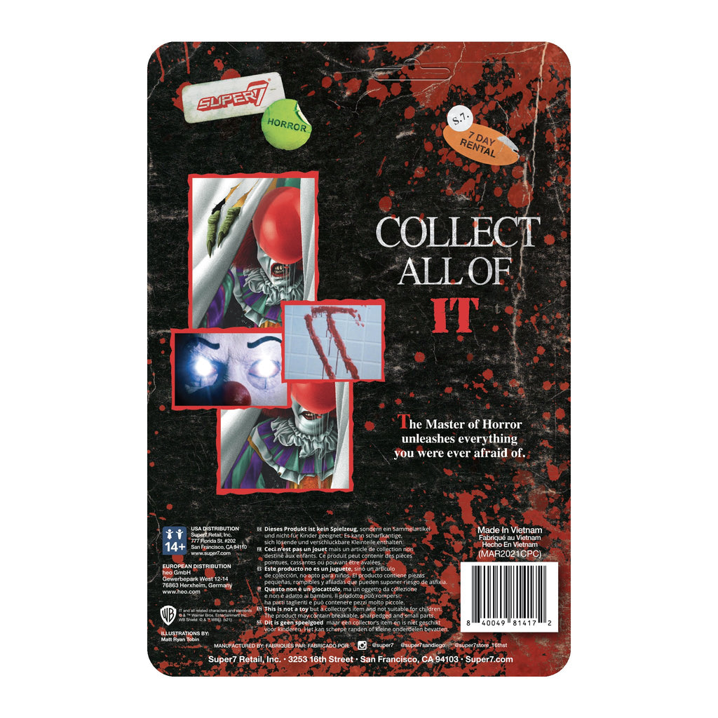 SUPER7 - IT Reaction Figure - Pennywise (Monster)