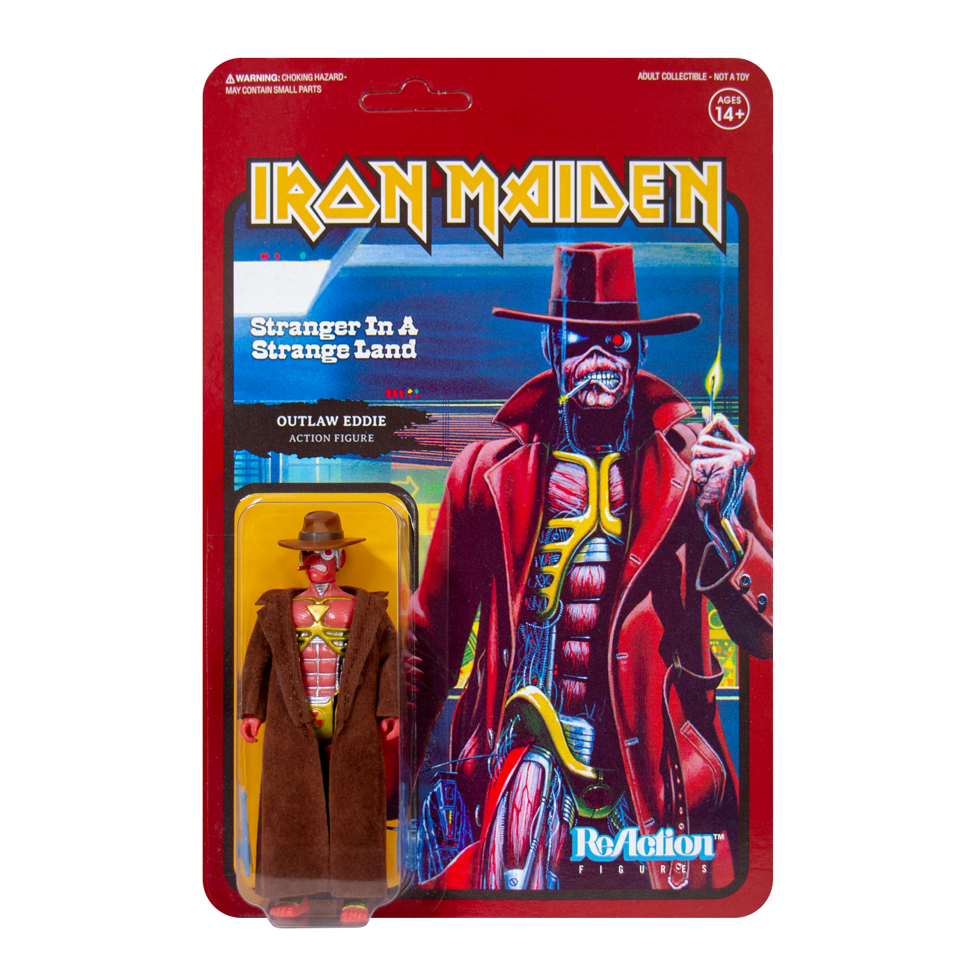 SUPER7 - Iron Maiden ReAction Figure - Stranger in a Strange Land (Single Art)