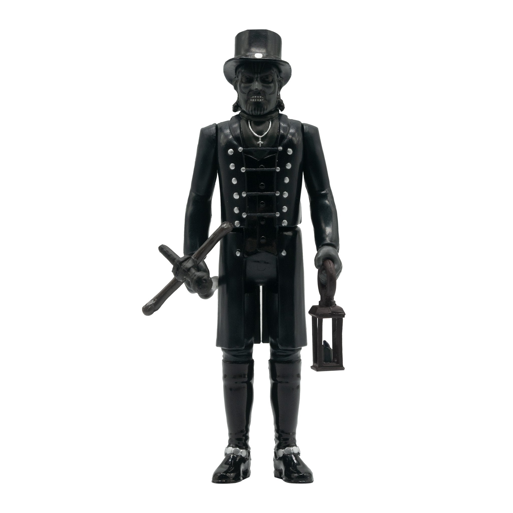 SUPER7 - King Diamond ReAction Figure - Top Hat (Midnight Black Metal)