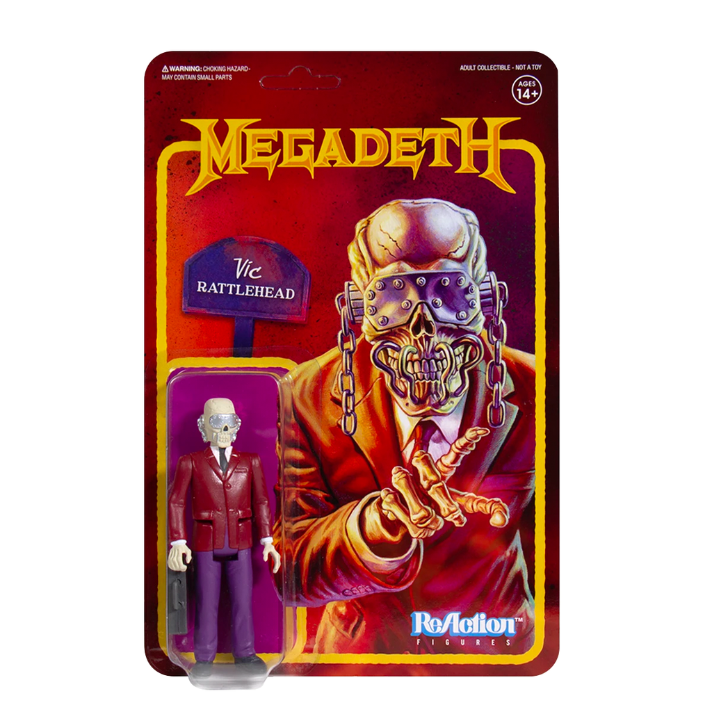 SUPER7 - Megadeth Vic Rattlehead ReAction Figure