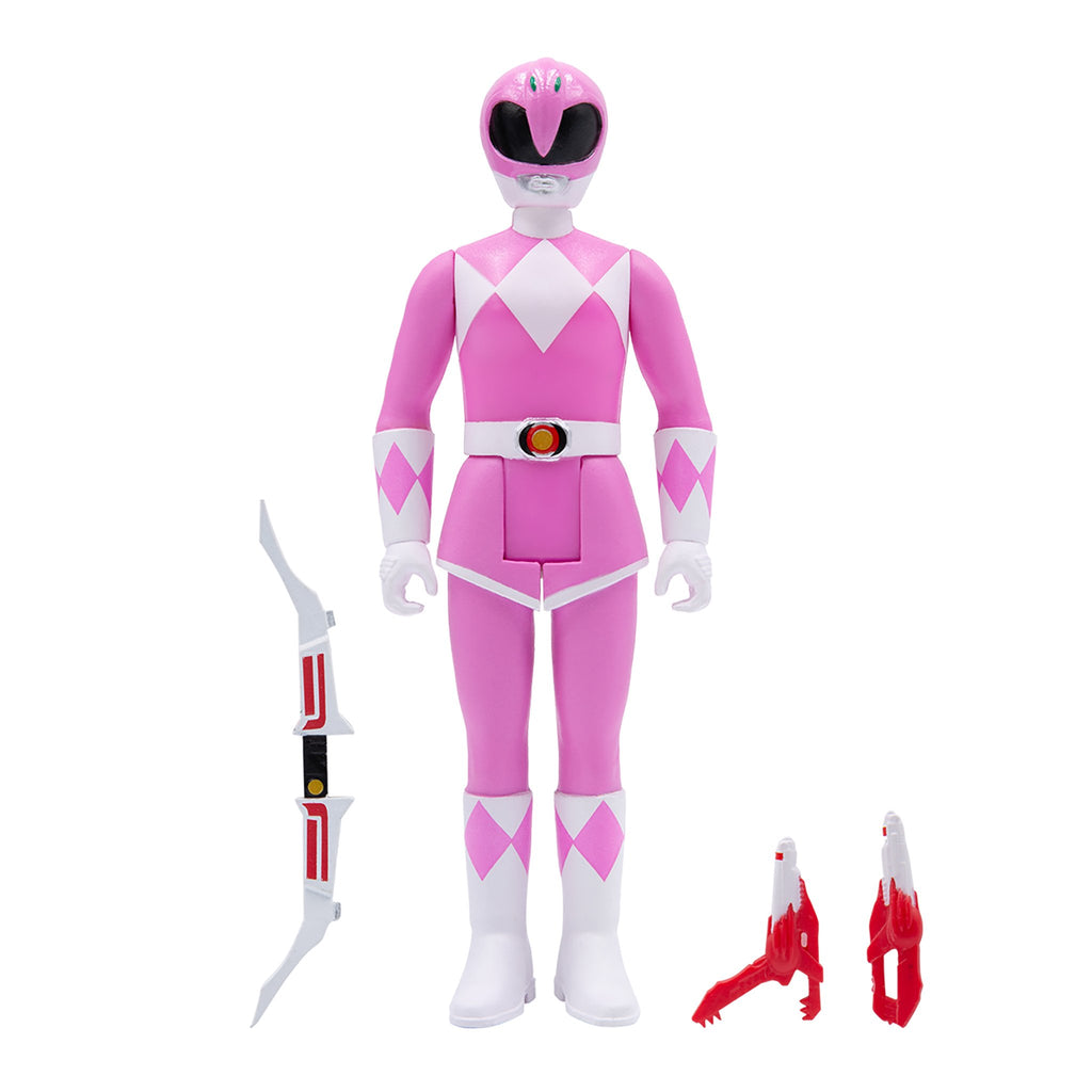 SUPER7 - Mighty Morphin Power Rangers ReAction Figure Wave 2 - Pink Ranger