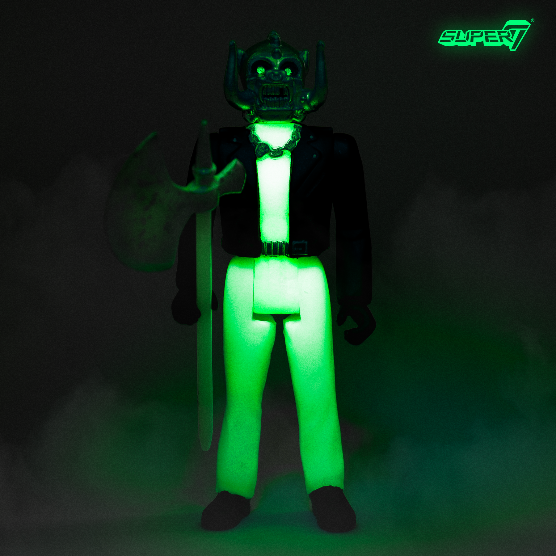 SUPER7 - Motorhead ReAction Figure - Warpig (Glow in the Dark)